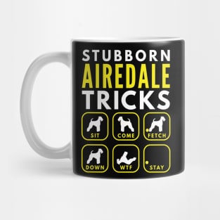 Stubborn Airedale Tricks - Dog Training Mug